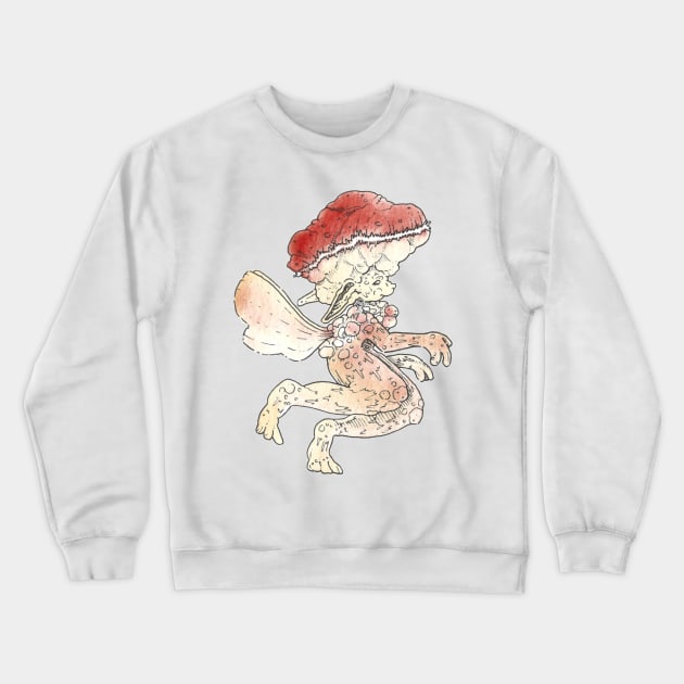 Summer Woodland Fairy Crewneck Sweatshirt by Ballyraven